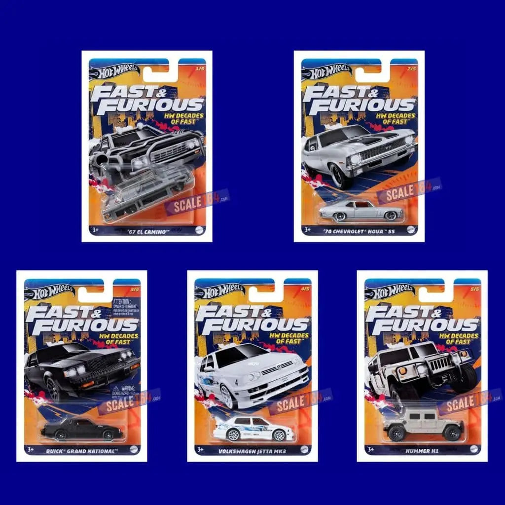 PRE-ORDER* Hot Wheels - 1:64 - Fast & Furious Series - HW Decades of –  Scale164