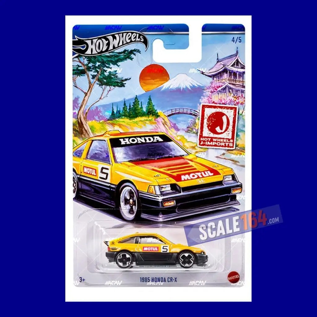 Hot Wheels - 1:64 - 1985 Honda CR-X - J-Imports Series (2024