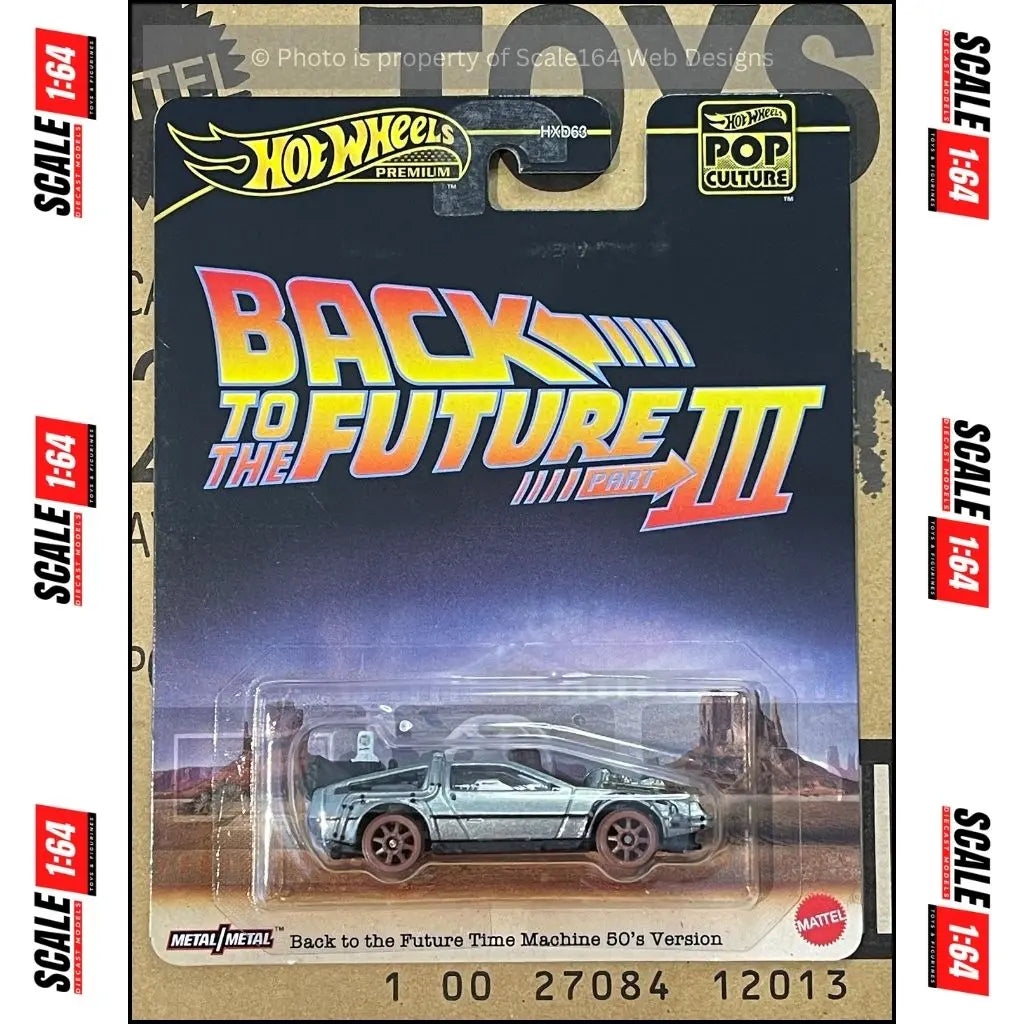 Hot Wheels - 1:64 - Back to the Future Time Machine 50's Version (Back –  Scale164