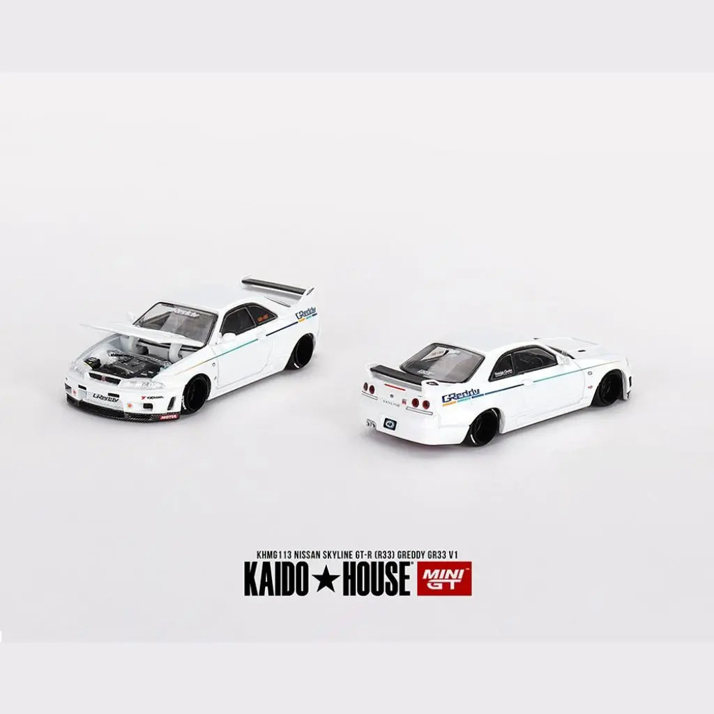 PRE-ORDER* Kaido House - 1:64 - Nissan Skyline GT-R (R33) GReddy