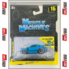 Muscle Machines - 1:64 - 2013 Ford Mustang Boss 302 (Blue)