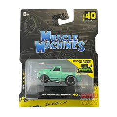 Muscle Machines - 1:64 - 1972 Chevrolet C10 Pickup (Green)