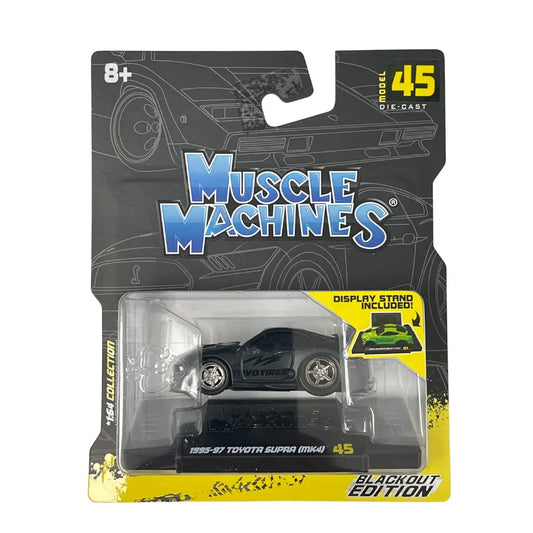 Muscle Machines - 1:64 - 1995-97 Toyota Supra MK4 - Blackout Edition - Series 8 #45