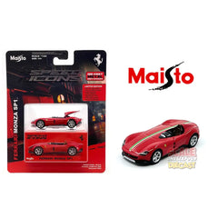 Maisto - 1:64 - Speed Icons Ferrari Monza SP1 (Red)