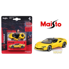 Maisto - 1:64 - Speed Icons Ferrari SF90 Stradale (Yellow)