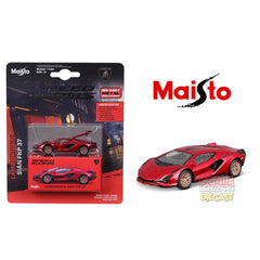 Maisto - 1:64 - Speed Icons Lamborghini Sian FKP 37 (Red)