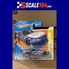 Hot Wheels - Danica Patrick 2010 Chevy Impala (Blue) - Mainline Short Card (2011 HW Premiere - New Models) 37/244