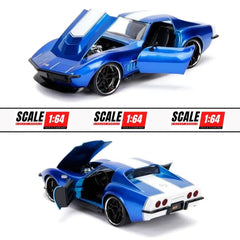 [DAMAGED BOX] Jada - 1:24 - 1969 Chevrolet Corvette Stingray ZL-1 - Big Time Muscle