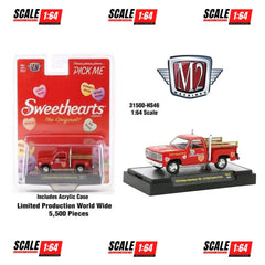 M2 Machines - 1:64 - 1978 Dodge Adventure 150 Li’l Red Express Truck - Red Sweetheart - Hobby Exclusive