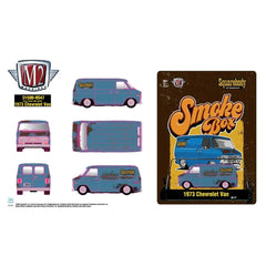 M2 Machines - 1:64 - 1973 Chevrolet Van - Smoke Box Squarebody Syndicate - Hobby Exclusive