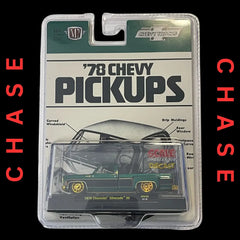 [CHASE] M2 Machines - 1:64 - 1978 Chevrolet Silverado 30 - Green - Hobby Exclusive