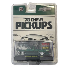 M2 Machines - 1:64 - 1978 Chevrolet Silverado 30 - Green - Hobby Exclusive