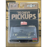 M2 Machines - 1:64 - 1978 Chevrolet Silverado 30 Truck Limited Edition - Semi Gloss Black - MiJo Exclusives