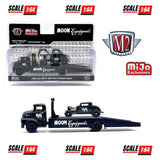 M2 Machines - 1:64 - Auto-Haulers 1956 Ford COE & 1932 Ford 3 Window Coupe - Matte Black - MiJo Exclusives