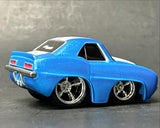 CarTuned - 1:64 - '69 Chevy Camaro (Blue) - CarTuned Series 1