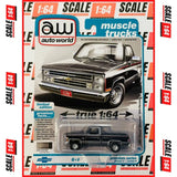 Auto World - 1:64 - 1987 Chevrolet Silverado R10 Fleetside (Grey)