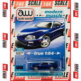 Auto World - 1:64 - 1996 Toyota Supra (Royal Sapphire Pearl)