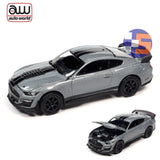 Auto World - 1:64 - 2021 Shelby GT500 Carbon Edition (Iconic Silver)