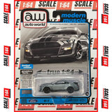 Auto World - 1:64 - 2021 Shelby GT500 Carbon Edition (Iconic Silver)