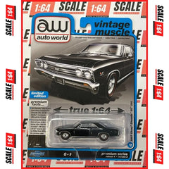 Auto World - 1:64 - 1967 Chevrolet Chevelle SS 396 (Tuxedo Black)