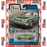 Auto World - 1:64 - 1967 Chevrolet Chevelle SS 396 (Mountain Green)