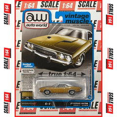 Auto World - 1:64 - 1974 Dodge Challenger Rallye (Gold)