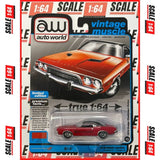 Auto World - 1:64 - 1974 Dodge Challenger Rallye (Bright Red)