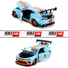 Jada - 1:24 - 2016 Chevy Camaro SS Widebody (Gulf) - Big Time Muscle