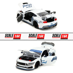 Jada - 1:24 - 2024 Ford Mustang Dark Horse (White) - Big Time Muscle