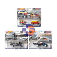 Hot Wheels - 1:64 - 2022 Team Transport S Case (Mix 4) - Set of 3