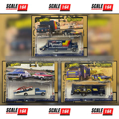 Hot Wheels - 1:64 - 2024 Team Transport A Case (Mix 1) - Set of 3