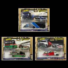 Hot Wheels - 1:64 - 2024 Team Transport B Case (Mix 2) - Set of 3