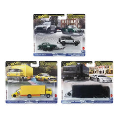 Hot Wheels - 1:64 - 2025 Team Transport E Case (Mix 1) - Set of 3