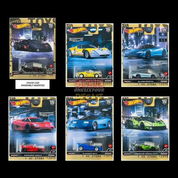 2022 Hot Wheels 1:64 Car Culture Exotic Envy Lamborghini Essenza SCV12 Chase good Car