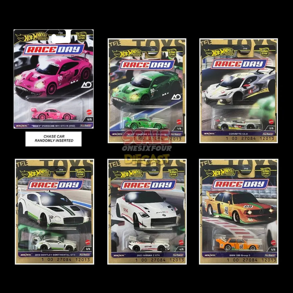 コンプリート 5台セット　ホットウィール　レース デイ　RACE DAY Hot Wheels Premium Car Culture Race Day Set of 5 961D – Diecastz