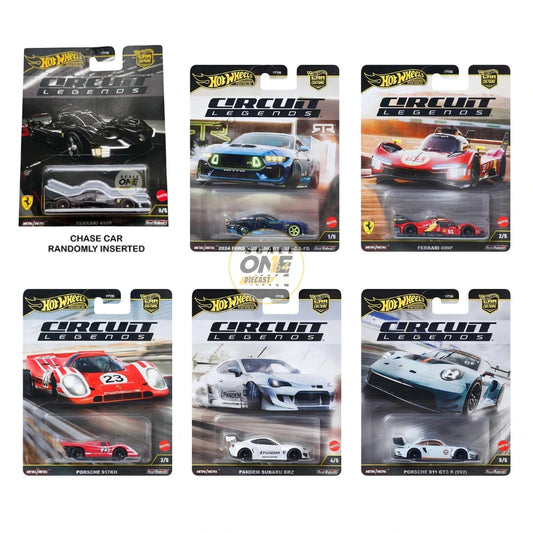 (PRE-ORDER) Hot Wheels - 1:64 - 2025 Car Culture Mix 5 - Circuit Legends (Cases/Sets)