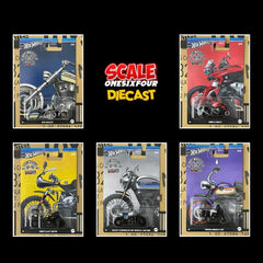 Hot Wheels - 1:64 - Motorcycle Club - Themed Automotive Mix 8 (Set Of 5)