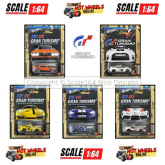 Hot Wheels - 1:64 - Gran Turismo: The Real Driving Simulator - Themed Entertainment 2024 Mix 1 (Set of 5)