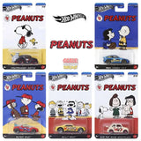 Hot Wheels - 1:64 - Peanuts 75 Years - Themed Entertainment 2025 Mix 1 (Set of 5)