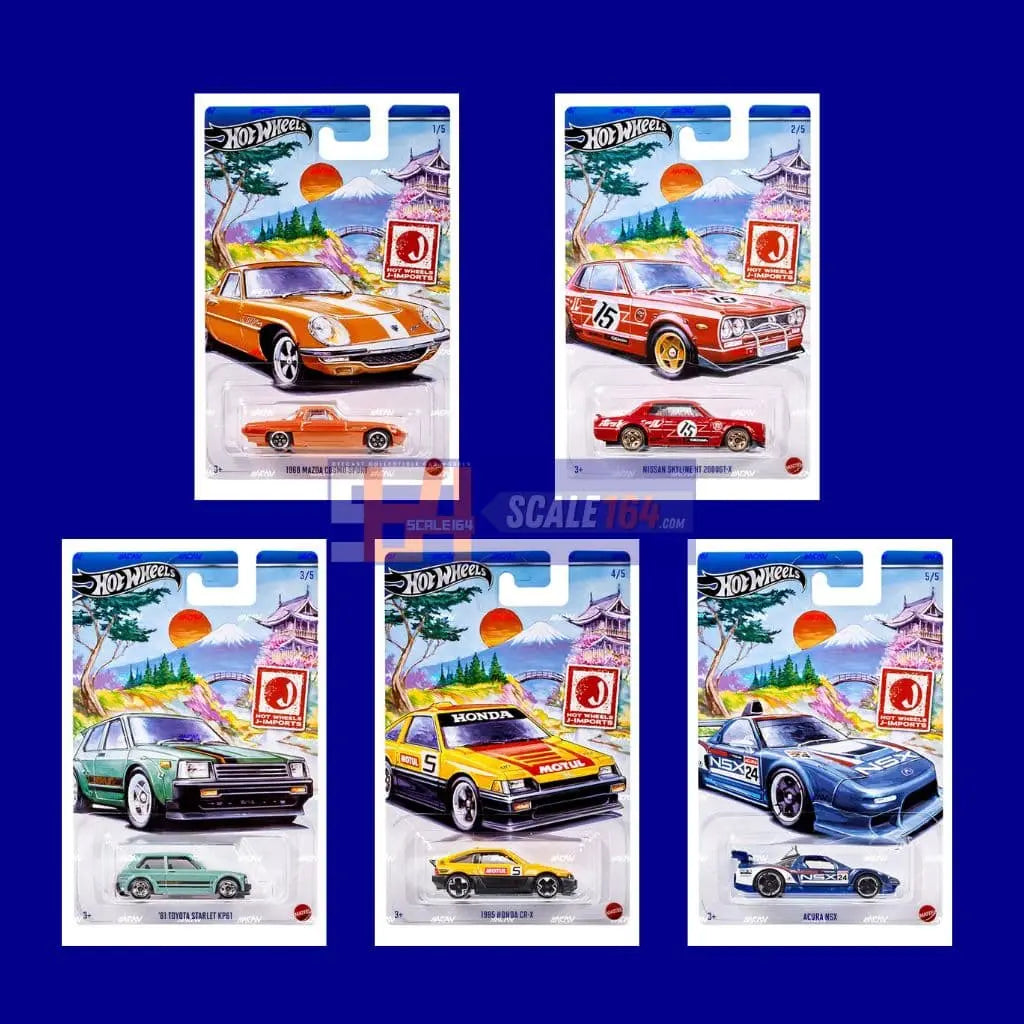 Hot Wheels - 1:64 - J-Imports Series 2024 (Cases/Sets)