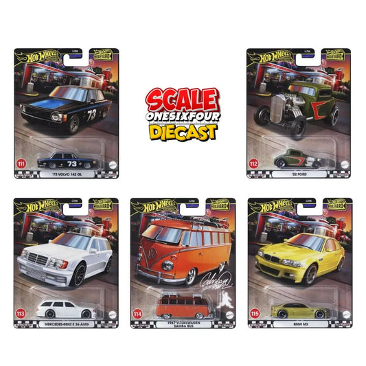 (PRE-ORDER) Hot Wheels - 1:64 - Boulevard Series 2024 Mix 5 - Set of 5 (#111-#115)