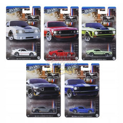 Hot Wheels - 1:64 - Mustang 60 Years (2025) Walmart Exclusive - Set of 5