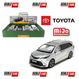 *PRE-ORDER* MiJo Exclusives - 1:24 - Toyota Sienna (Silver) - USA Exclusive