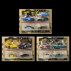 Hot Wheels - 1:64 - 2024 Mix 4 Car Culture 2-Packs - Set of 3