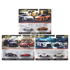 (PRE-ORDER) Hot Wheels - 1:64 - 2025 Mix 4 Car Culture 2-Packs - Set of 3