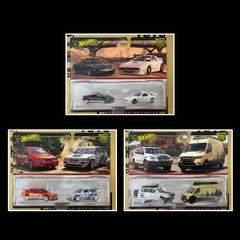 Hot Wheels - 1:64 - 2024 Mix 1 Car Culture 2-Packs - Set of 3