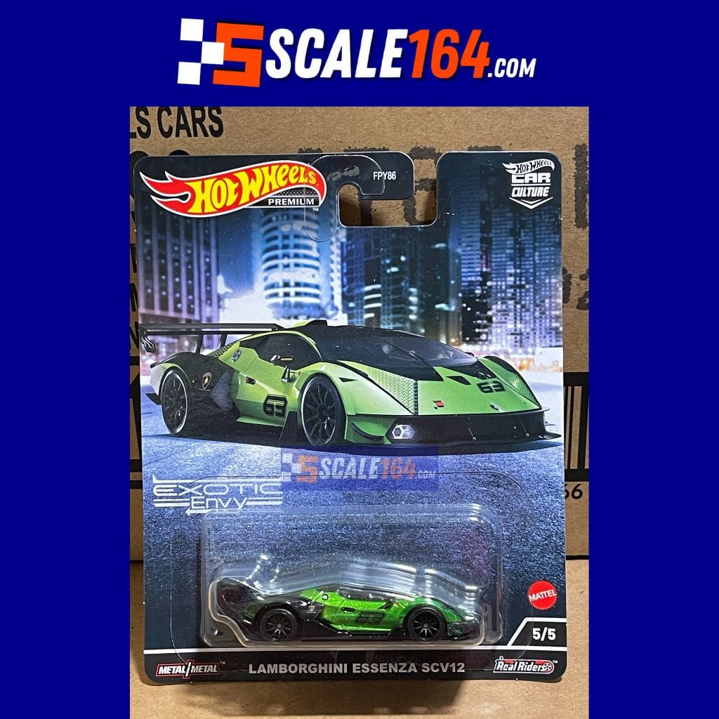 Hot Wheels - 1:64 - Lamborghini Essenza SCV12 - Car Culture 2022 M Case - Release 4 - Exotic Envy 2