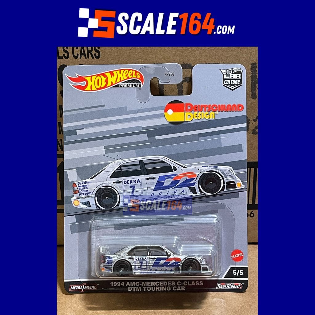 Hot Wheels - 1:64 - 1994 AMG-Mercedes C-Class DTM Touring Car - Car Culture 2022 K Case - Release 2 - Deutschland Design #2