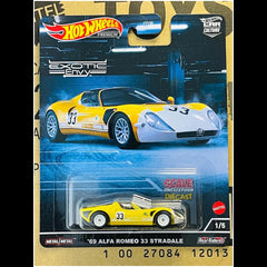 Hot Wheels - 1:64 - '69 Alfa Romeo 33 Stradale - Car Culture 2022 M Case - Release 4 - Exotic Envy 2