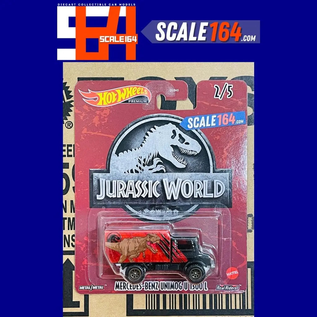 Hot Wheels - 1:64 - Mercedes-Benz Unimog U 1300 L - Pop Culture 2022 Q Case - Jurassic World